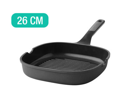 BergHoff LEO Grillpan antikleef Stone+ - &Oslash; 26cm