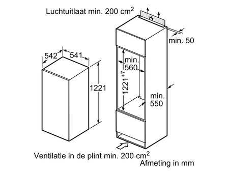 Siemens KI24LV21FF (Koelkast met vriesvak) (Showmodel)